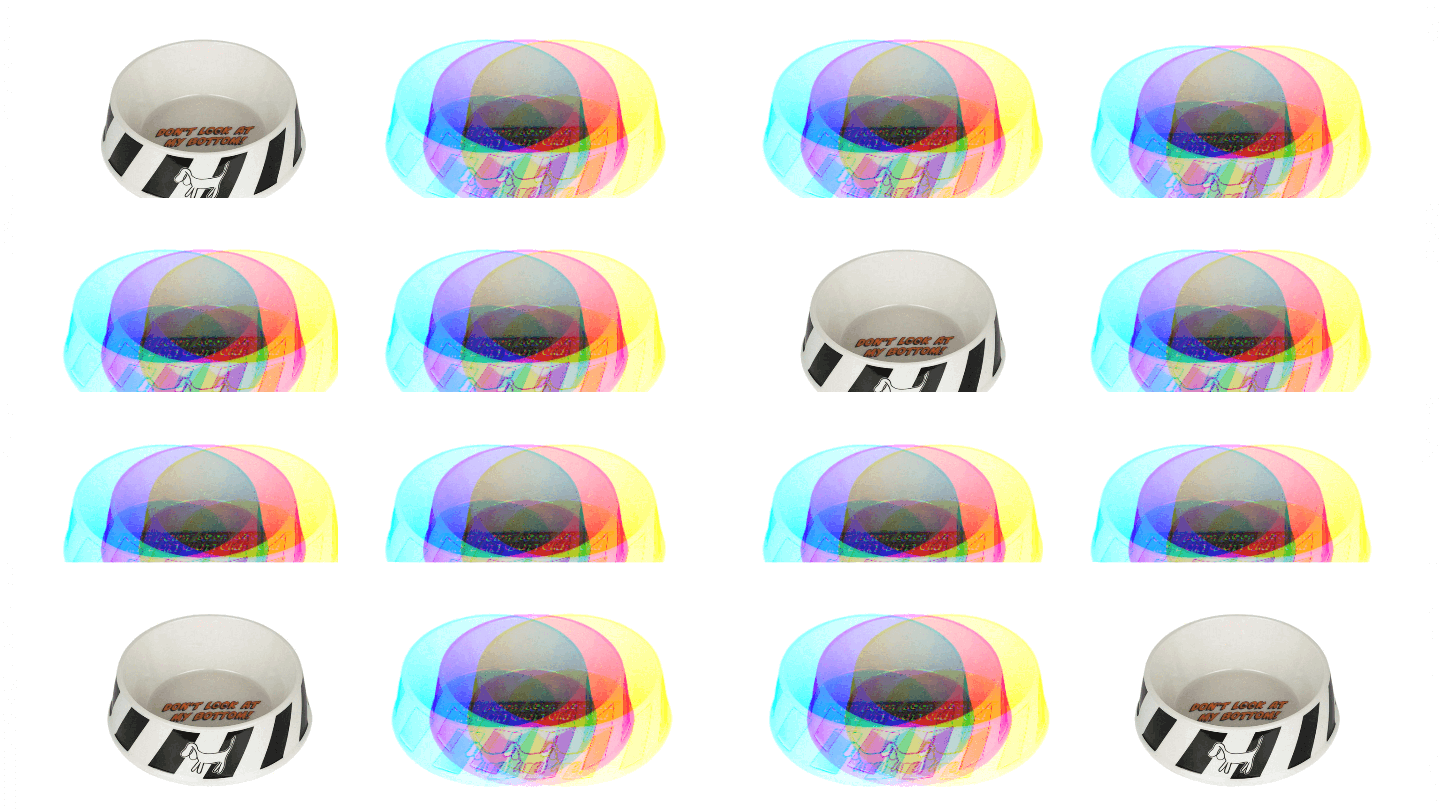 Bambuskål för hund