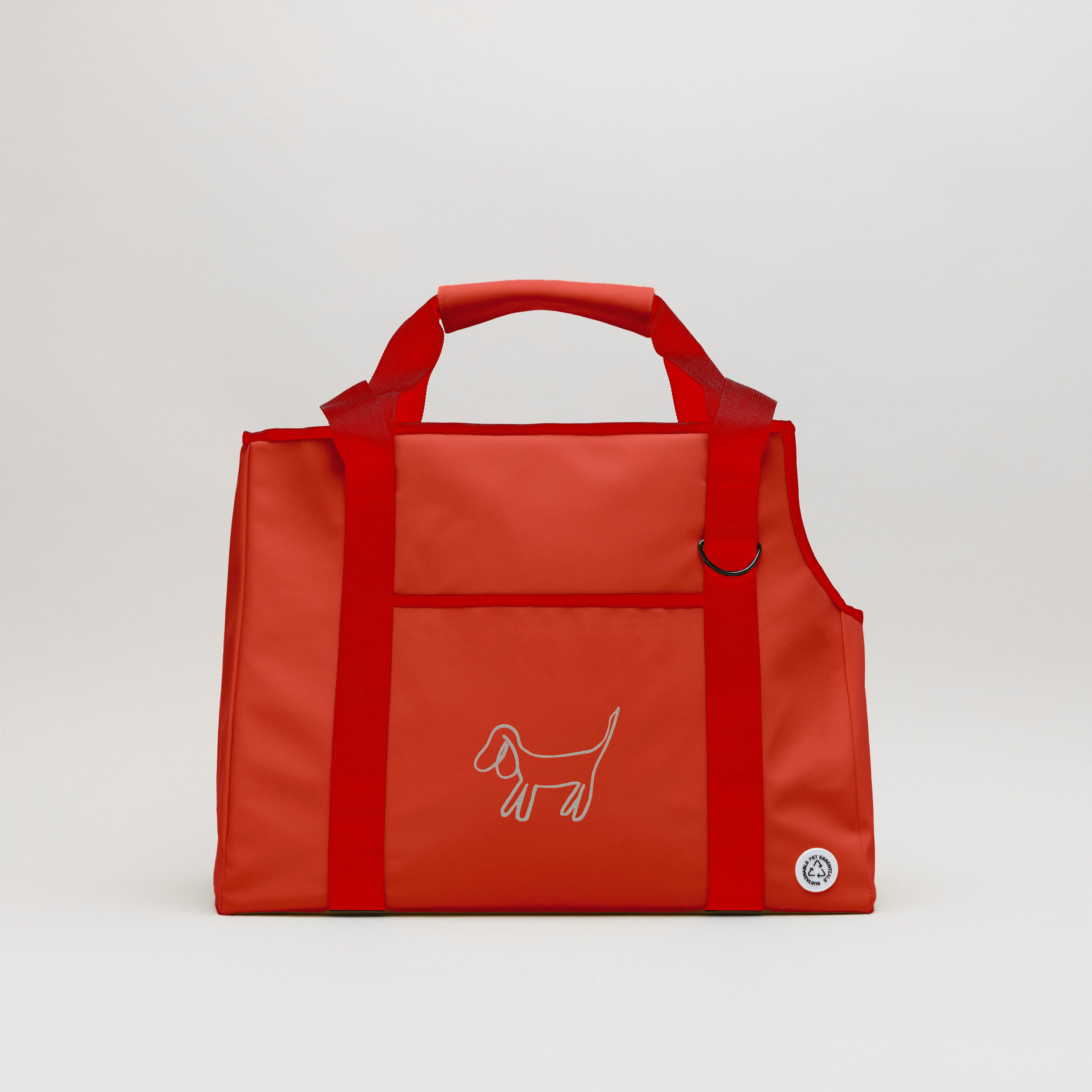 Red Upcycled Carrier - Barkalot