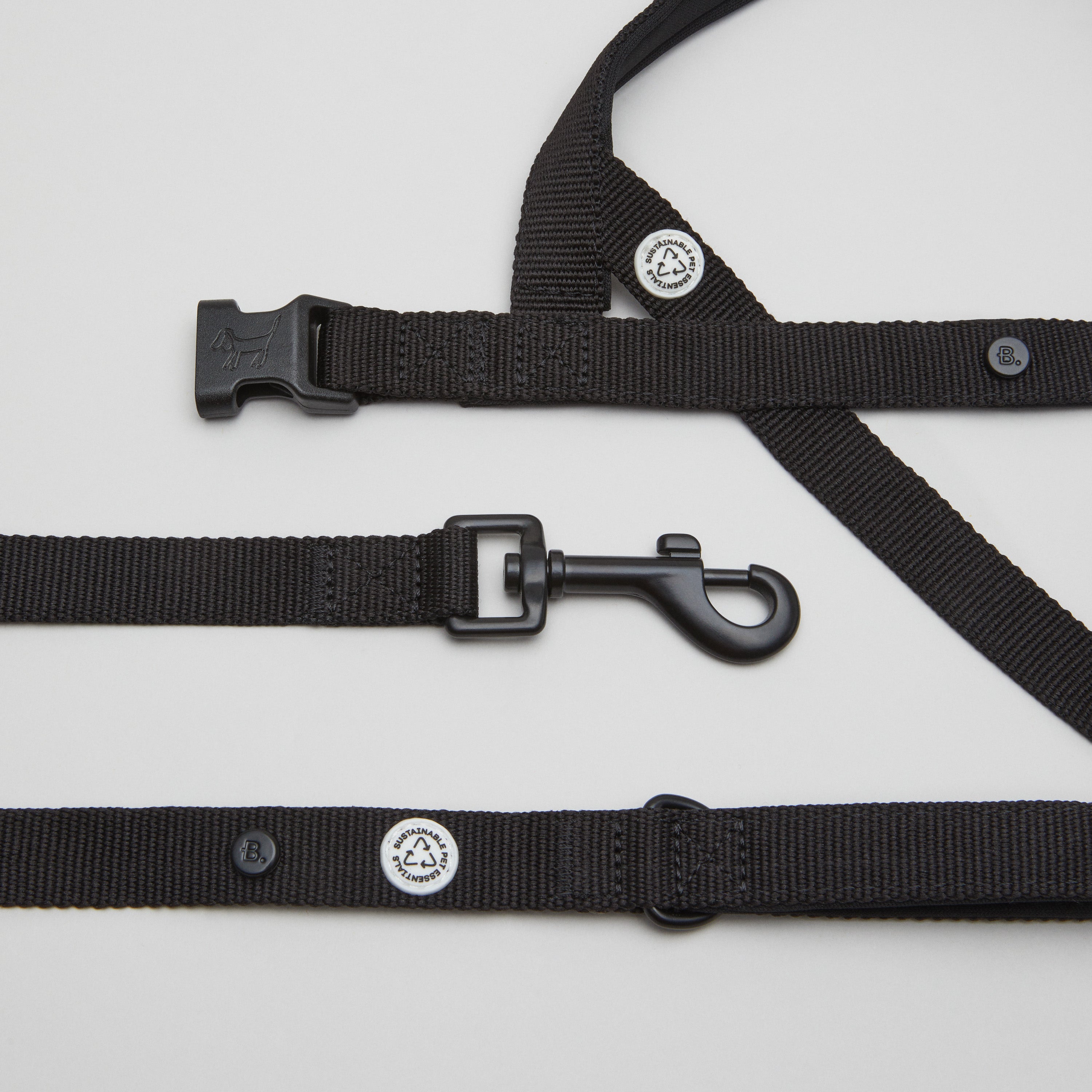 Pitch Black Dog Harness Walk Kit