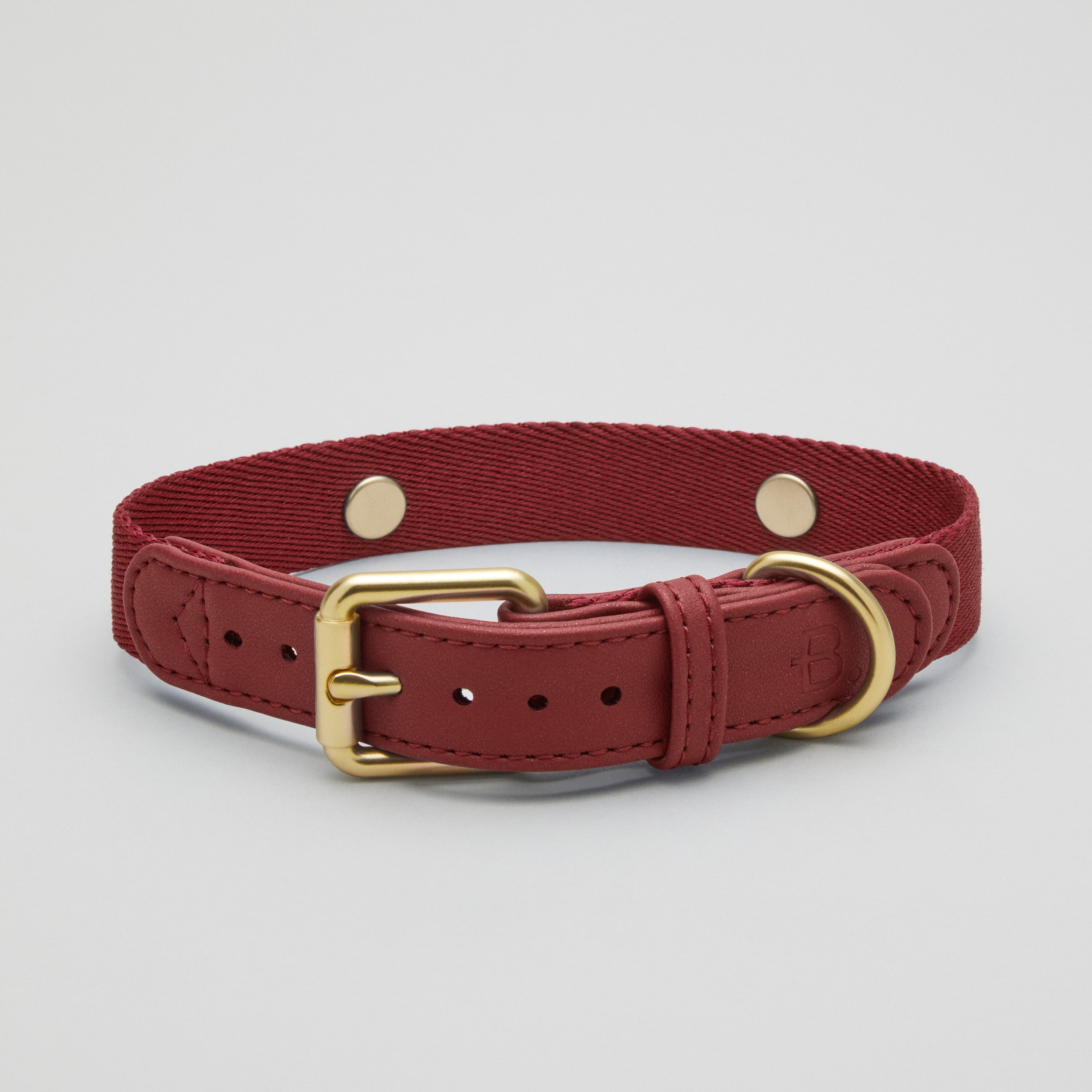 Burgundy Dog Collar Walk Kit