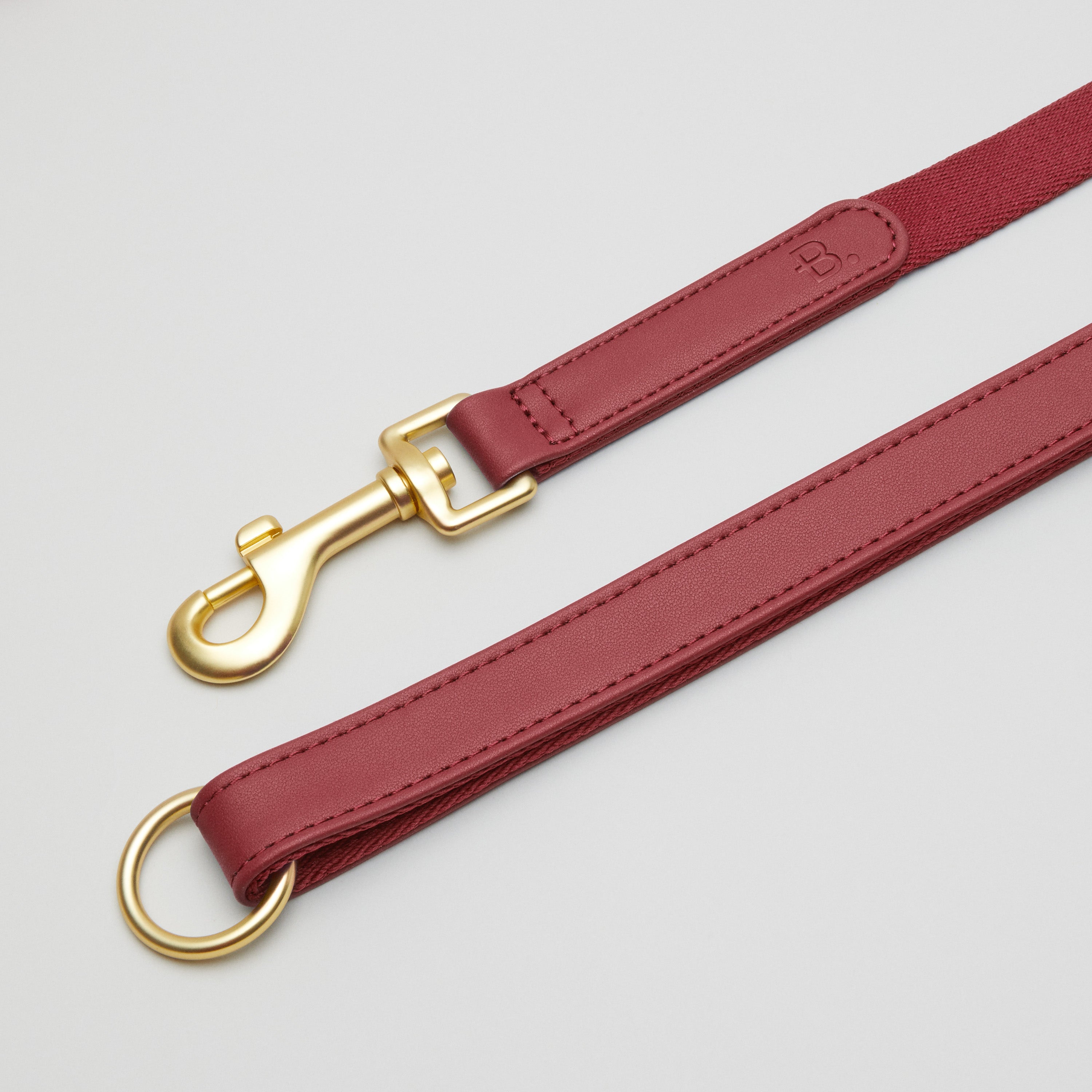 Burgundy Dog Collar Walk Kit