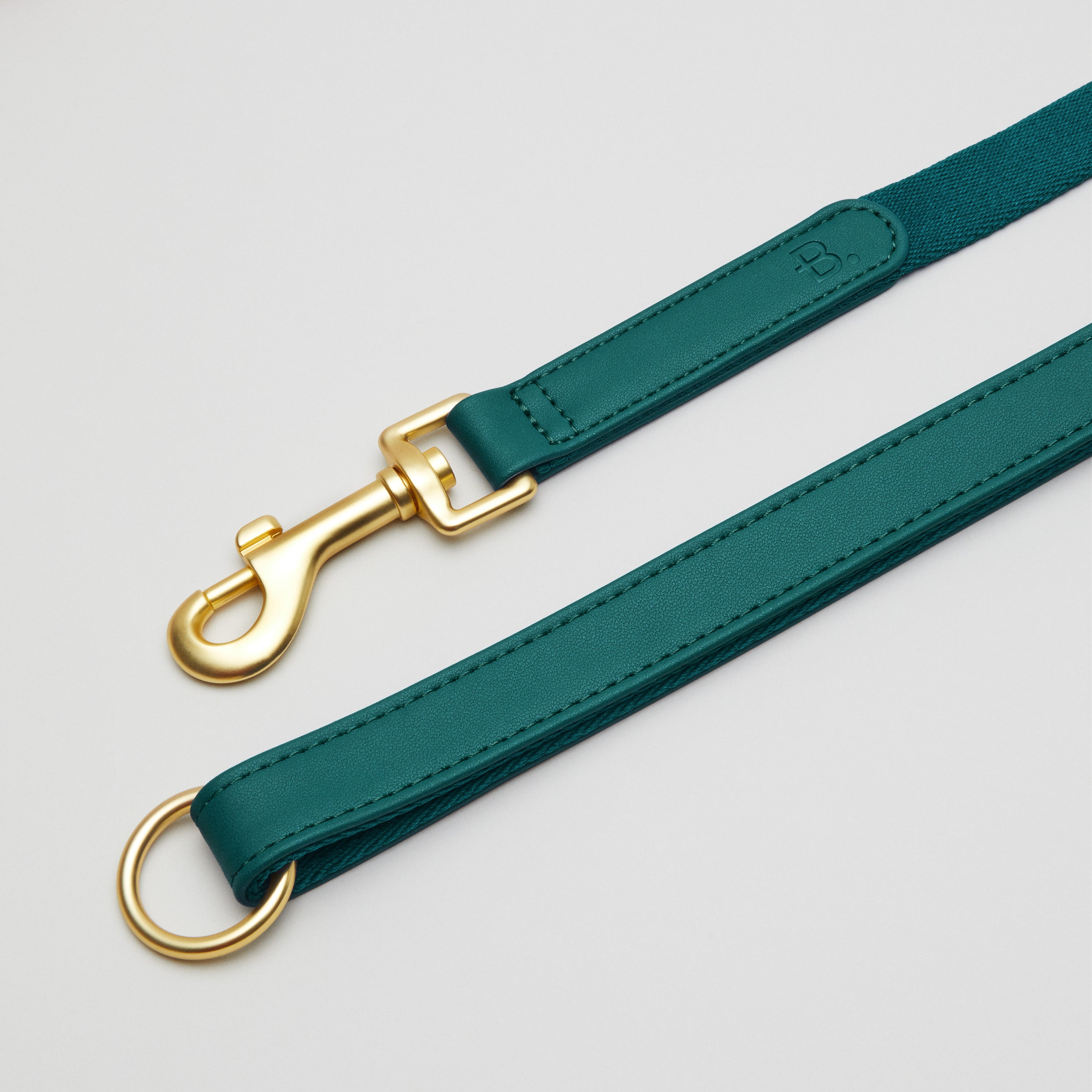 Green Dog Collar Walk Kit + Poop Bag Holder