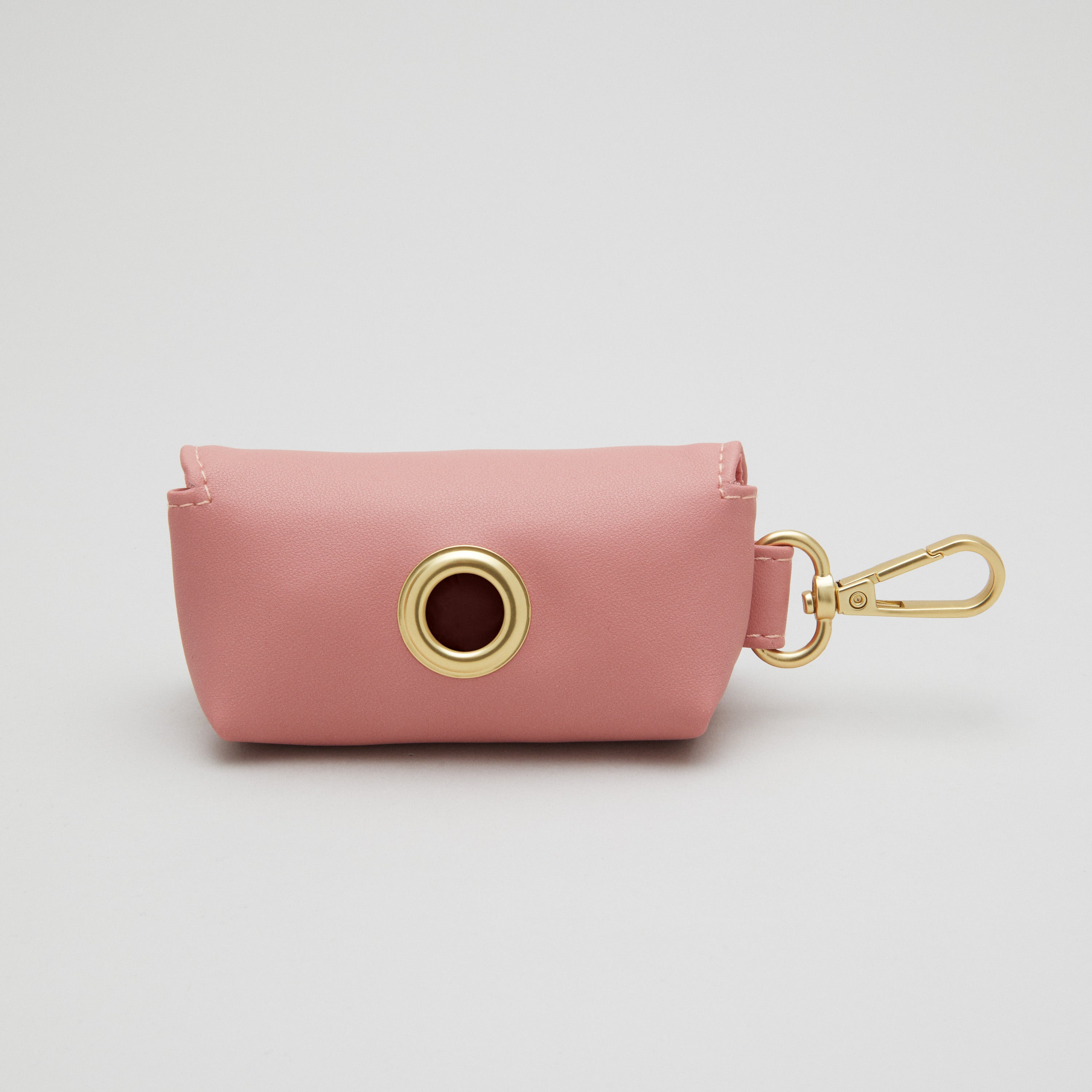 Pink Dog Collar Walk Kit + Poop Bag Holder