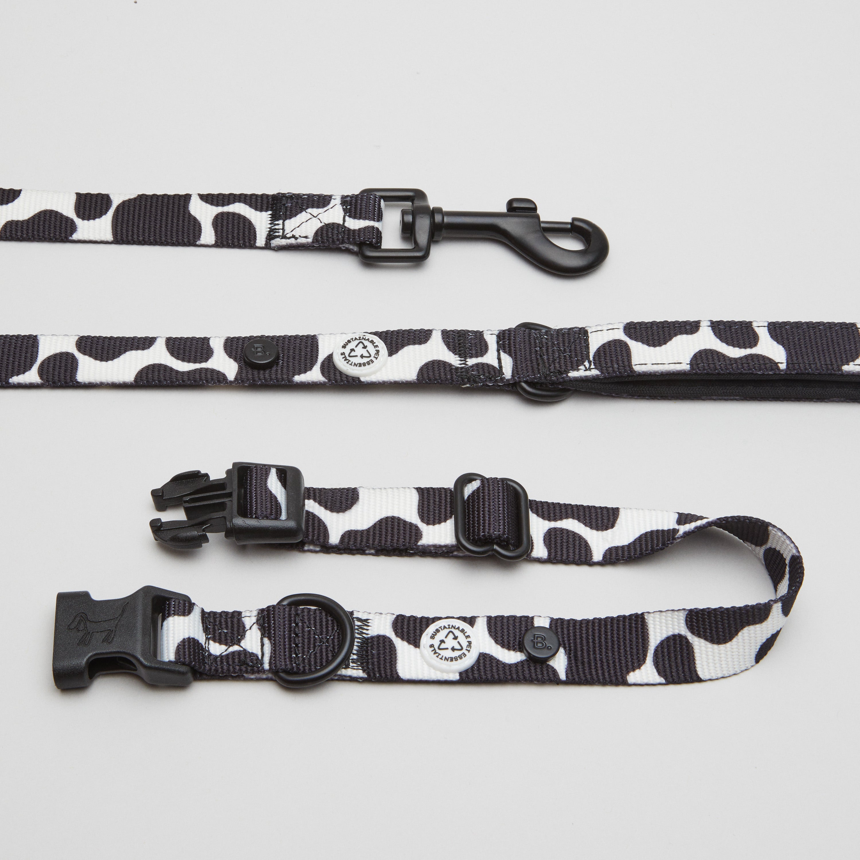 Cow Dog Collar Walk Kit