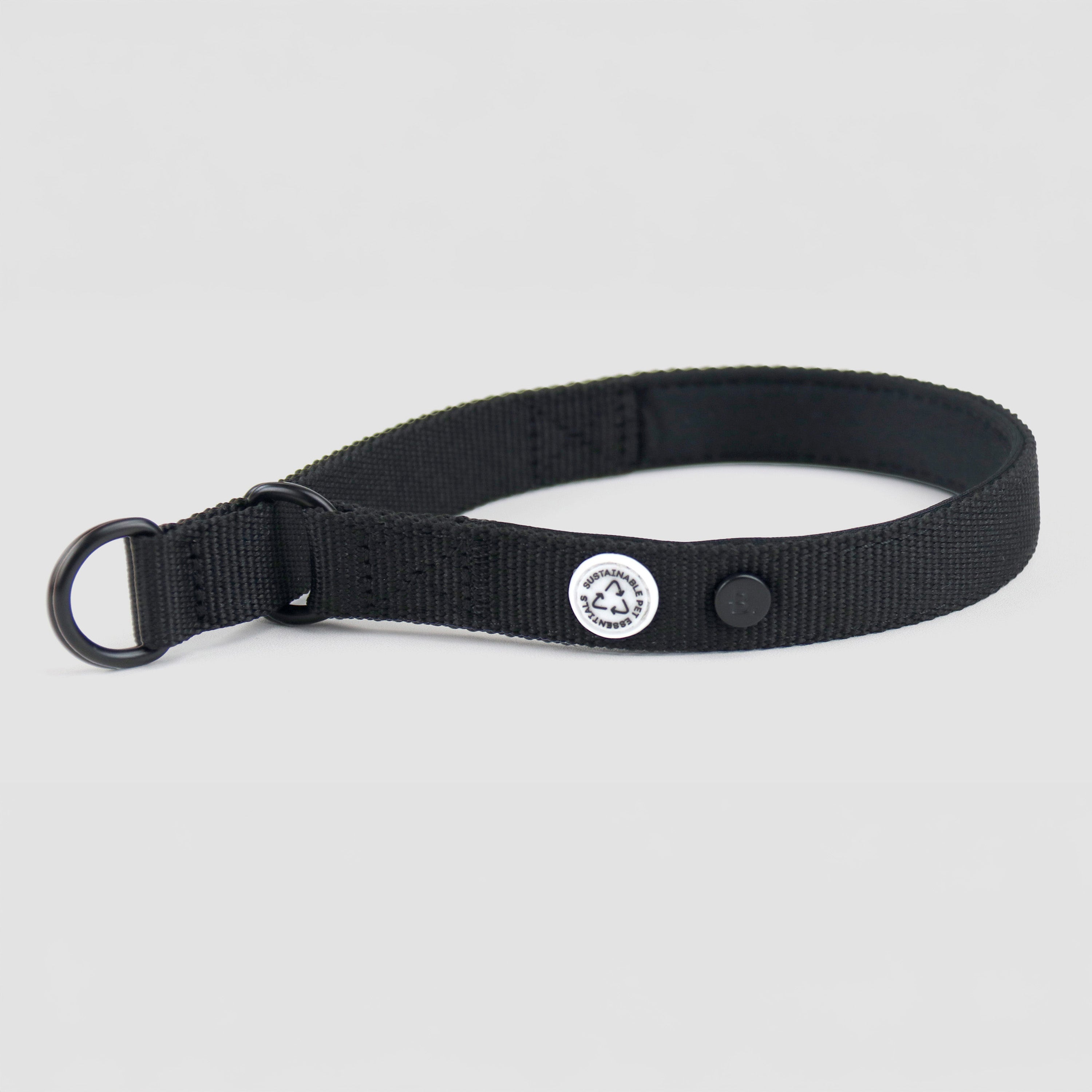 Black Martingale Dog Collar - Barkalot