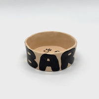 Wobbly x Barkalot Ceramic Bowl - Black - Barkalot