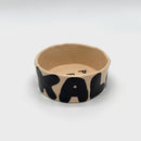 Wobbly x Barkalot Ceramic Bowl - Black - Barkalot