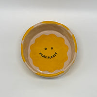 Wobbly x Barkalot Ceramic Bowl - Yellow Cow