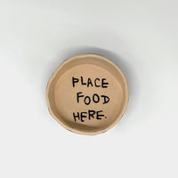 Wobbly x Barkalot Ceramic Bowl - Black - Barkalot