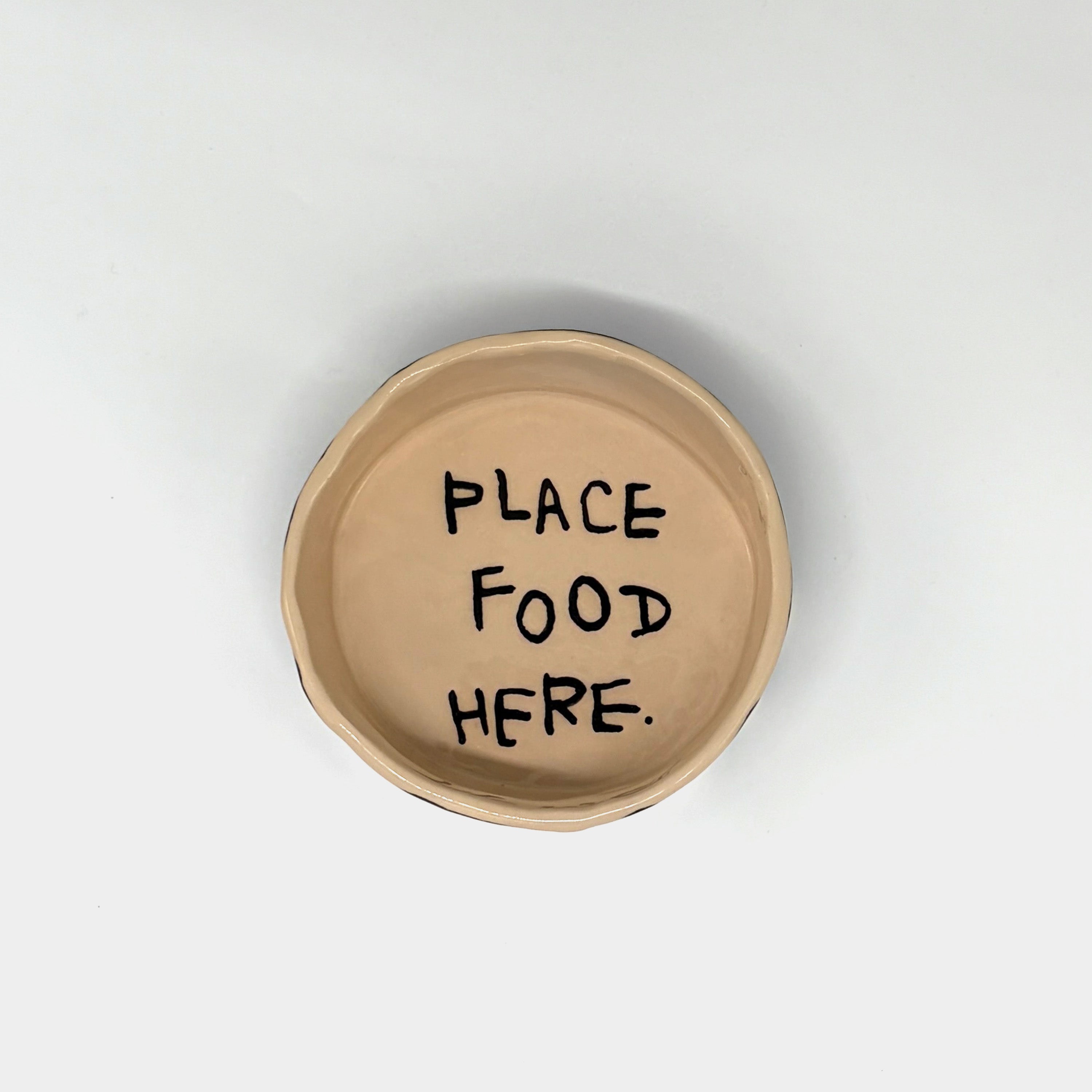 Wobbly x Barkalot Ceramic Bowl - Cow