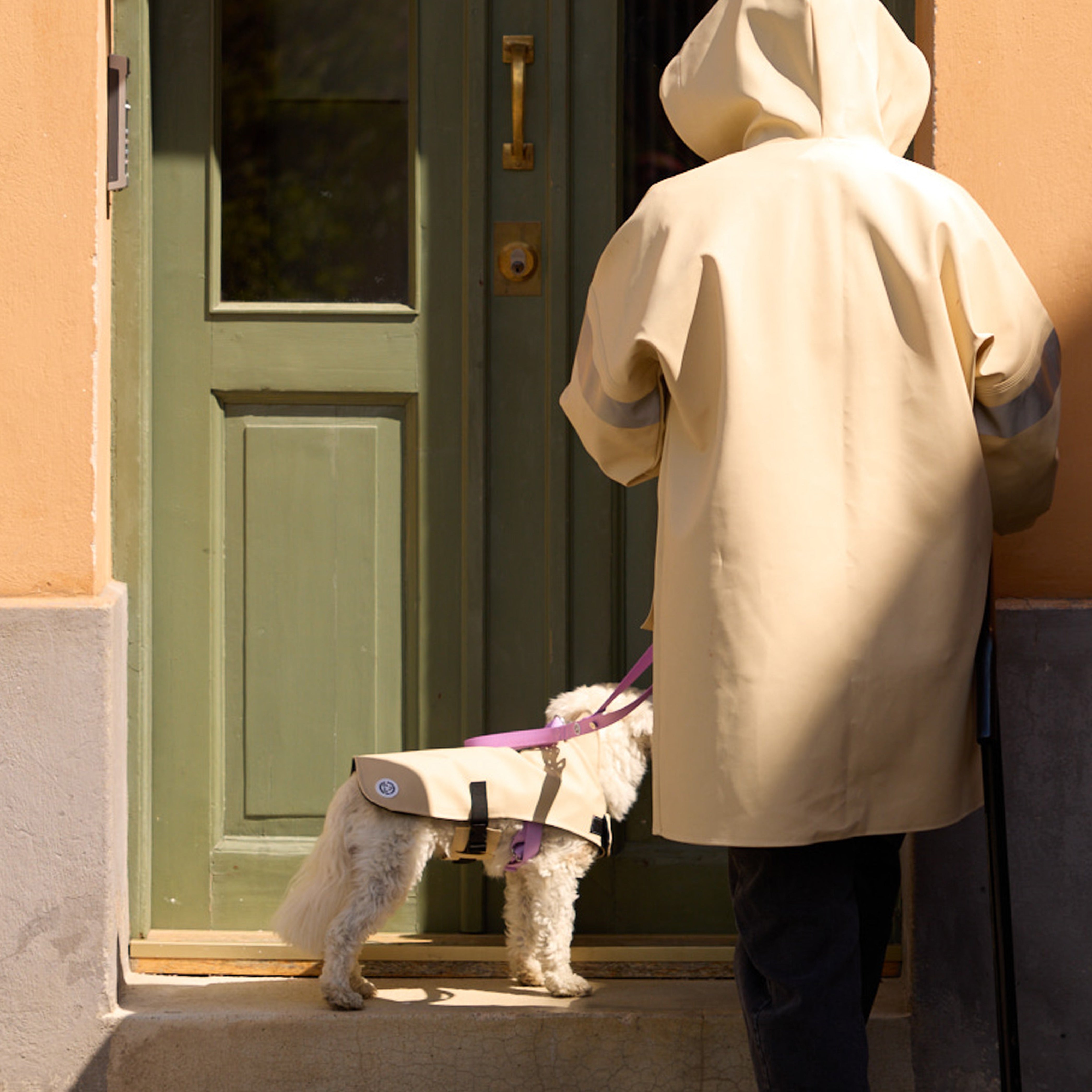 Upcycled Dog Raincoat - Barkalot