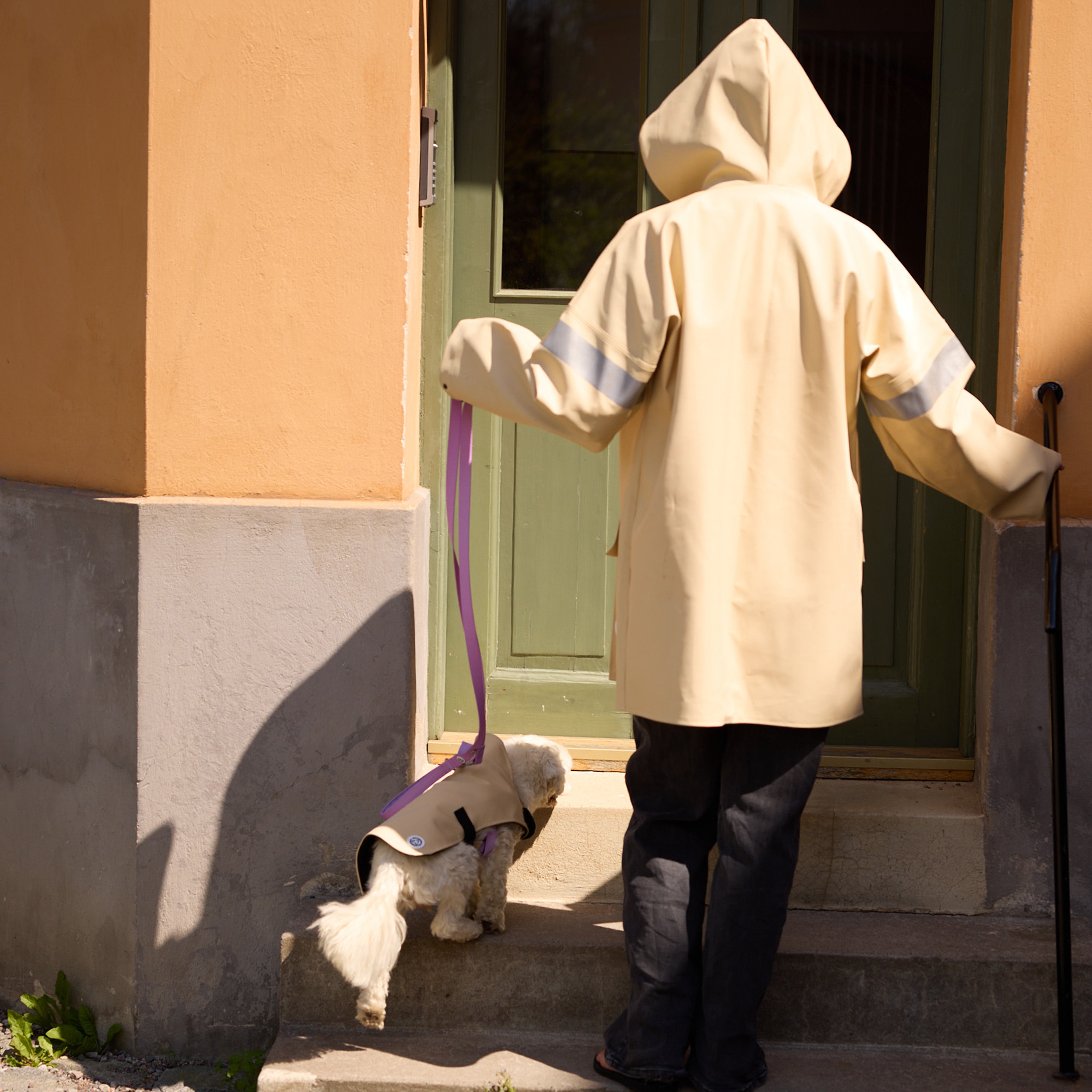 Upcycled Dog Raincoat - Barkalot
